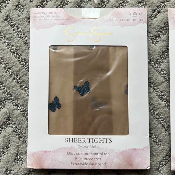 Hollowed Out Mesh Pantyhose by Jessica Simpson (Brand New) - Picture 4 of 6
